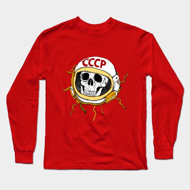 Soviet Cosmonaut Long Sleeve T-Shirt by lucamendieta